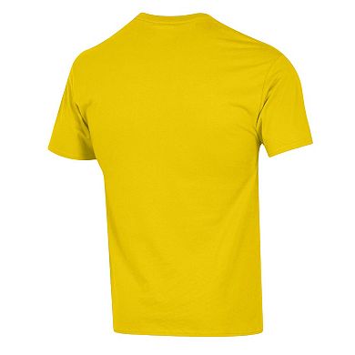 Men's Champion Maize Michigan Wolverines High Motor T-Shirt