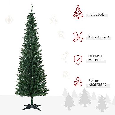 Artificial Christmas Tree 5' Indoor Realistic Holiday Decoration, Pink