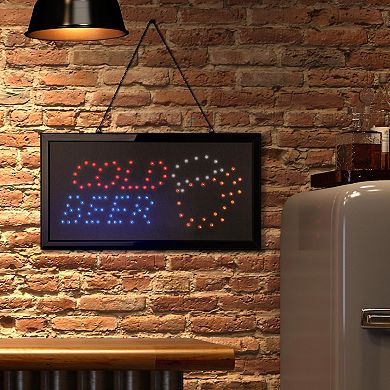 American Art Décor Cold Beer LED Wall Decor