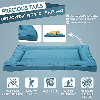 Precious Tails Orthopedic Pet Bed Crate Mat