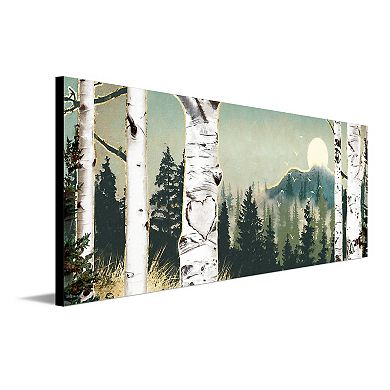 Personal-Prints Backcountry Woods Wood Block Mount Wall Art