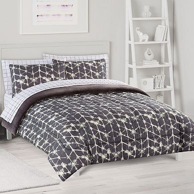 The Big One® Arlo Geo Plush Reversible Comforter Set with Sheets