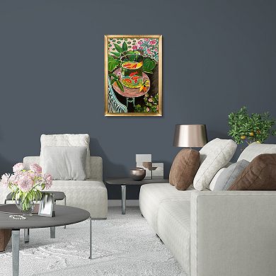 La Pastiche The Gold Fish Framed Wall Art