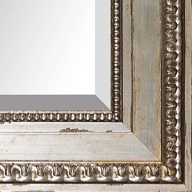 La Pastiche Versailles Silver Finish Framed Wall Mirror