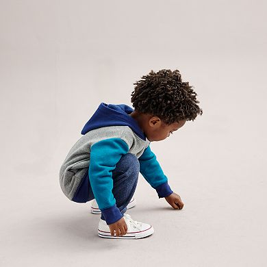 Baby & Toddler Boy Jumping Beans® Colorblock Fleece Hoodie