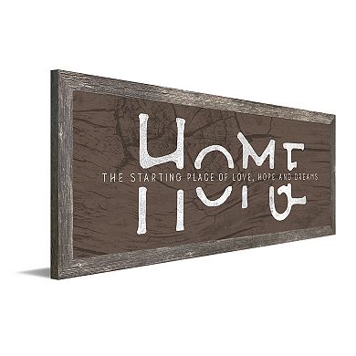 Personal-Prints Home Rustic Framed Wall Art