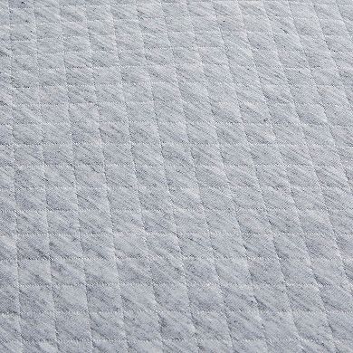 Unikome Soft Plush Sherpa Reversible Oversized Blanket Diamond Knitted Solid