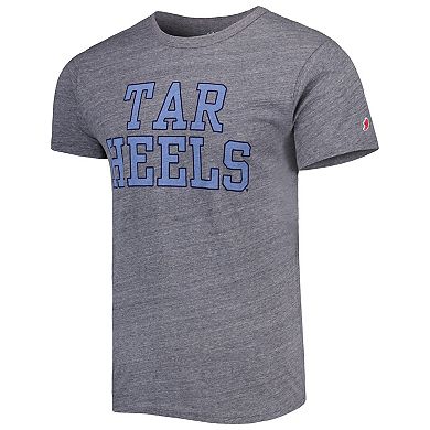 Men's League Collegiate Wear Heather Gray North Carolina Tar Heels Local Victory Falls Tri-Blend T-Shirt