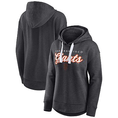 Women's Fanatics Branded Heather Charcoal San Francisco Giants Set to Fly Pullover Hoodie