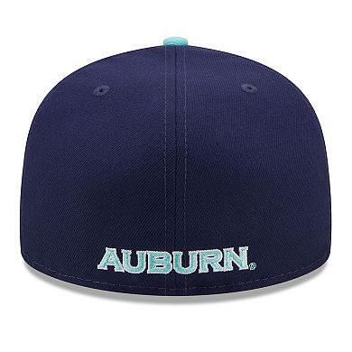 Men's New Era Navy/Light Blue Auburn Tigers 59FIFTY Fitted Hat
