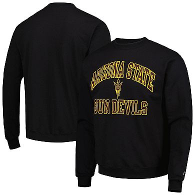 Men's Champion Black Arizona State Sun Devils High Motor Pullover Sweatshirt