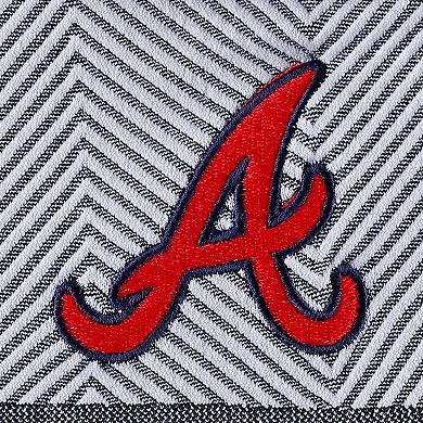 Women's Levelwear Charcoal Atlanta Braves Verse Asymmetrical Raglan Tri-Blend Quarter-Zip Jacket