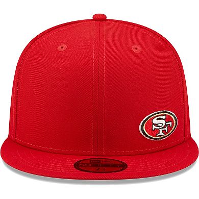 Men's New Era Scarlet San Francisco 49ers  Flawless 59FIFTY Fitted Hat