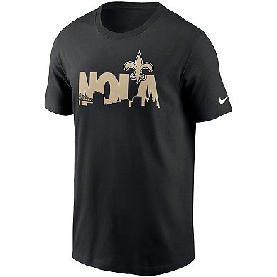 Men's Nike Black New Orleans Saints Hometown Collection NOLA T-Shirt