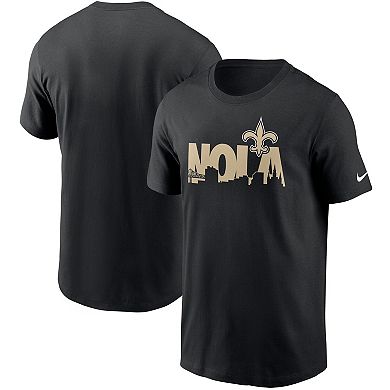 Men's Nike Black New Orleans Saints Hometown Collection NOLA T-Shirt