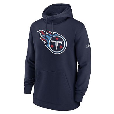 Men's Nike Navy Tennessee Titans Classic Pullover Hoodie