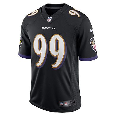 Men's Nike Odafe Oweh Black Baltimore Ravens Vapor Limited Jersey