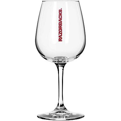 Arkansas Razorbacks Logo 12oz. Stemmed Wine Glass