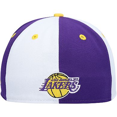 Men's New Era Purple/White Los Angeles Lakers Griswold 59FIFTY Fitted Hat