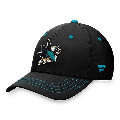 Men's Fanatics Branded Black San Jose Sharks Authentic Pro Rink Flex Hat