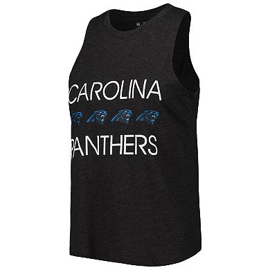 Women's Concepts Sport Blue/Black Carolina Panthers Muscle Tank Top & Pants Sleep Set
