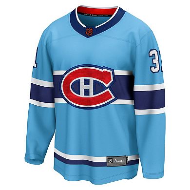 Men's Fanatics Branded Carey Price Light Blue Montreal Canadiens Special Edition 2.0 Breakaway Player Jersey