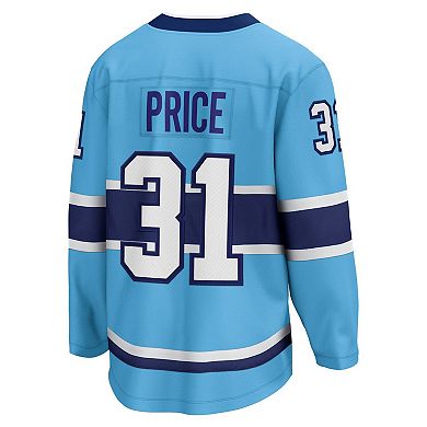 Men's Fanatics Branded Carey Price Light Blue Montreal Canadiens Special Edition 2.0 Breakaway Player Jersey