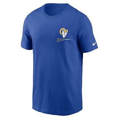 Men's Nike Royal Los Angeles Rams Team Incline T-Shirt