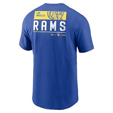 Men's Nike Royal Los Angeles Rams Team Incline T-Shirt