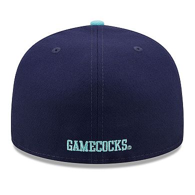 Men's New Era Navy/Light Blue South Carolina Gamecocks 59FIFTY Fitted Hat