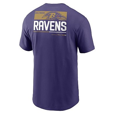 Men's Nike Purple Baltimore Ravens Team Incline T-Shirt