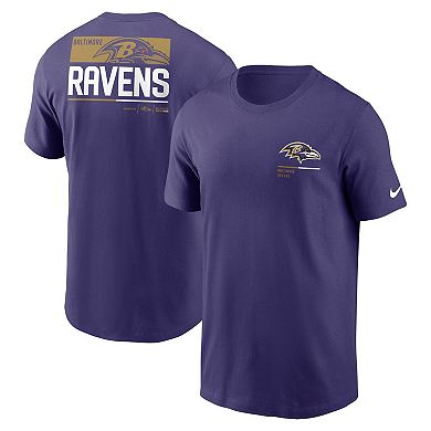 Men's Nike Purple Baltimore Ravens Team Incline T-Shirt