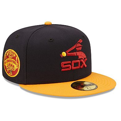 Men's New Era Navy/Gold Chicago White Sox Primary Logo 59FIFTY Fitted Hat