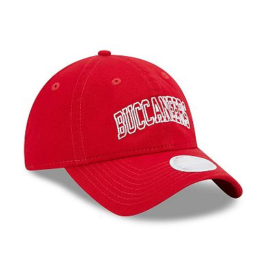 Women's New Era Red Tampa Bay Buccaneers Collegiate 9TWENTY Adjustable Hat