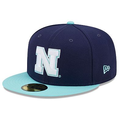 Men's New Era Navy/Light Blue Nebraska Huskers 59FIFTY Fitted Hat