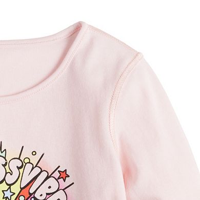 Disney Princess Girls 4-12 "Princess Vibes" Adaptive Long Sleeve Graphic Tee by Jumping Beans??