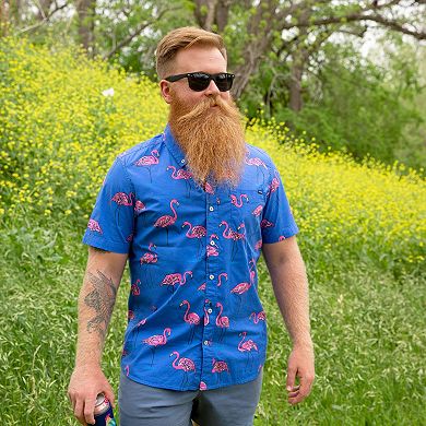 Men's Chubbies Short Sleeve Button Down Shirt