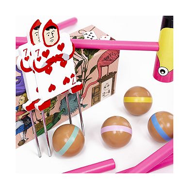 Professor Puzzle USA Wonderland Games The Queen of Heart's Croquet Set