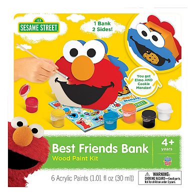 Masterpieces Puzzles Sesame Street Character Bank Paint Kit