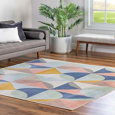 Unique Loom King Lotus Area Rug