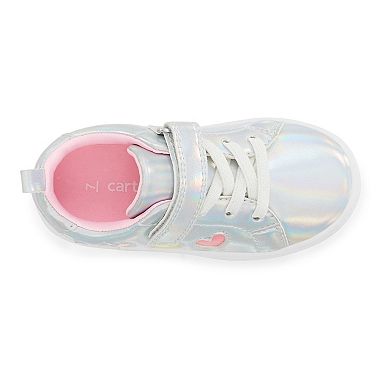 Carter's Perrie Toddler Girls' Silver Casual Sneakers