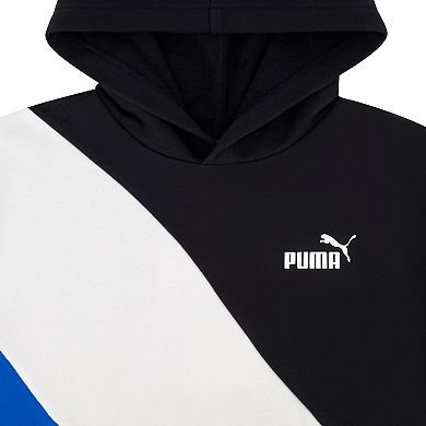 Boys 8-20 PUMA Power Pack Colorblock Fleece Pullover Hoodie