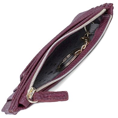 Dopp Pik-Me-Up RFID-Blocking Leather Slot Coin Pouch