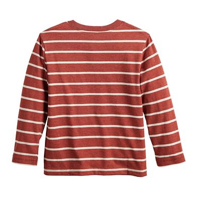 Baby & Toddler Boy Jumping Beans® Long Sleeve Striped Henley Top