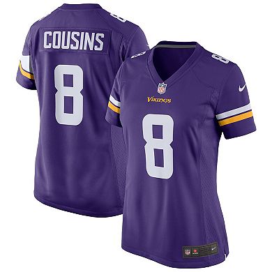 Women's Nike Kirk Cousins Purple Minnesota Vikings Player Jersey