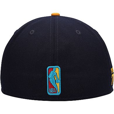 Men's New Era Navy/Gold Philadelphia 76ers Midnight 59FIFTY Fitted Hat