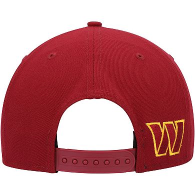 Men's New Era Burgundy Washington Commanders ScriptÂ Original Fit 9FIFTY Snapback Hat