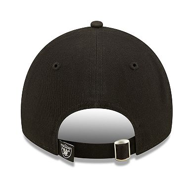 Women's New Era Black Las Vegas Raiders Formed 9TWENTY Adjustable Hat