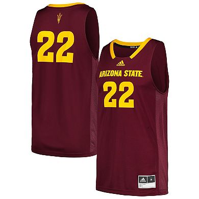Men's adidas #22 Maroon Arizona State Sun Devils Swingman Jersey