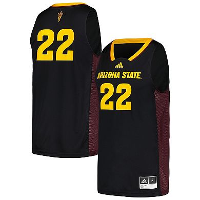 Men's adidas #22 Black Arizona State Sun Devils Swingman Jersey